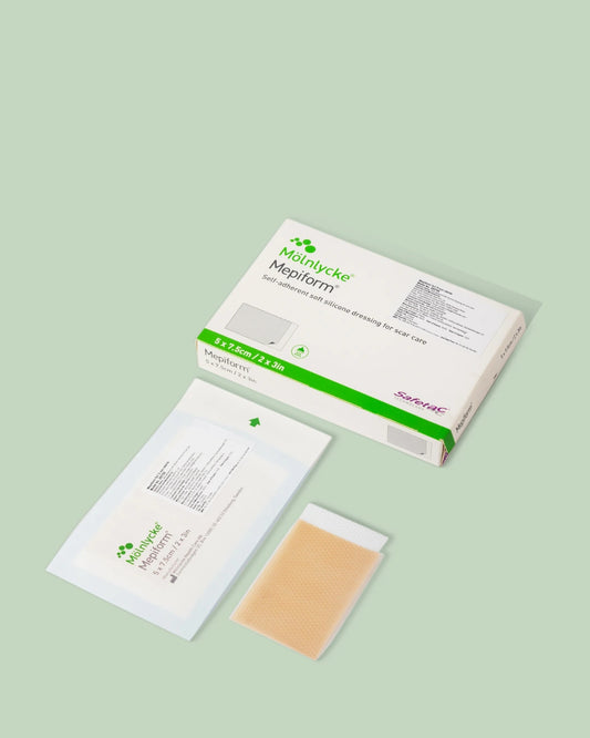 Mepiform® Reusable Premium Scar Removal Silicone Gel Sheets: 5x7.5 CMS